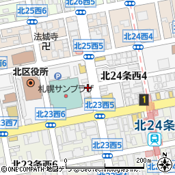 株式会社常口アトム　札幌北２４条支店周辺の地図