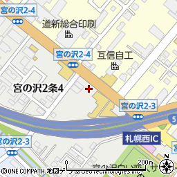 北海道三菱自動車販売（株）西店周辺の地図