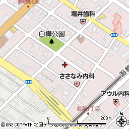北海道江別市野幌町66-15周辺の地図