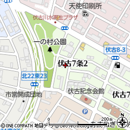 〒007-0867 北海道札幌市東区伏古七条の地図