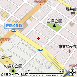 北海道江別市野幌町69-35周辺の地図