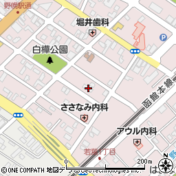 北海道江別市野幌町65-4周辺の地図