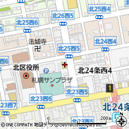 カラオケ歌屋 北24条店周辺の地図