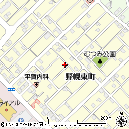 北海道江別市野幌東町周辺の地図
