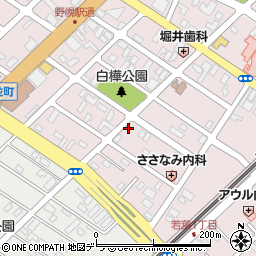 北海道江別市野幌町66-12周辺の地図
