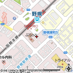 北海道江別市東野幌本町6周辺の地図