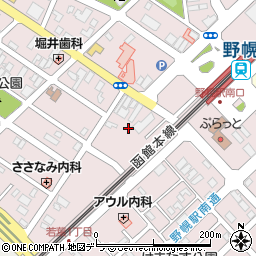北海道江別市野幌町59周辺の地図