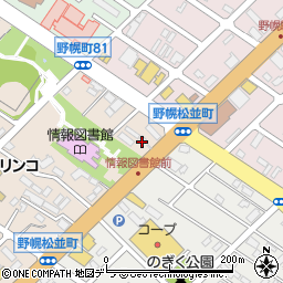 株式会社アイックス　ＡＩＸセルフ・野幌ＳＳ周辺の地図