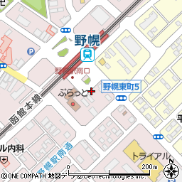 江別市民活動センター周辺の地図