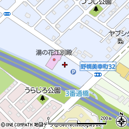 湯の花江別殿周辺の地図