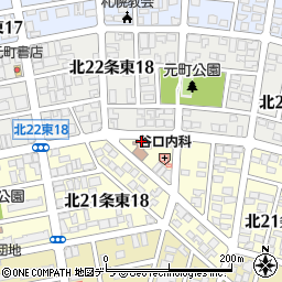 札幌市役所子ども未来局　子ども育成部元町児童会館周辺の地図