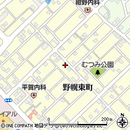 北海道江別市野幌東町24-4周辺の地図