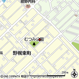 北海道江別市野幌東町38-6周辺の地図