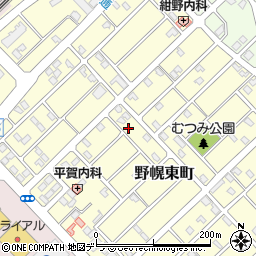 北海道江別市野幌東町24-12周辺の地図