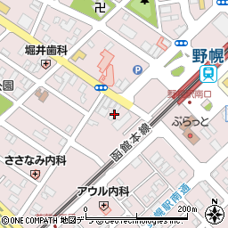北海道江別市野幌町59-5周辺の地図