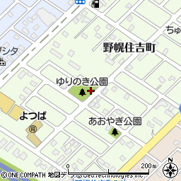 北海道江別市野幌住吉町周辺の地図