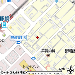 北海道江別市野幌東町9-4周辺の地図