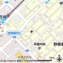 北海道江別市野幌東町9-3周辺の地図