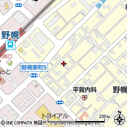 北海道江別市野幌東町9-13周辺の地図