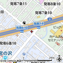 パーソナルジムＳ＆Ａ　札幌宮の沢周辺の地図
