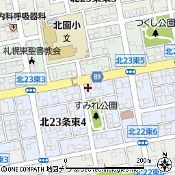 北海道実業有限会社周辺の地図