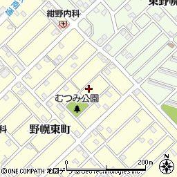 北海道江別市野幌東町38-9周辺の地図