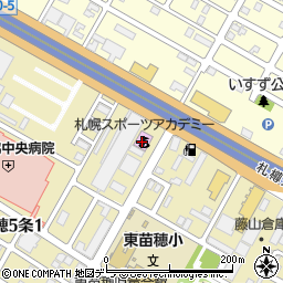 札幌スポーツアカデミー周辺の地図