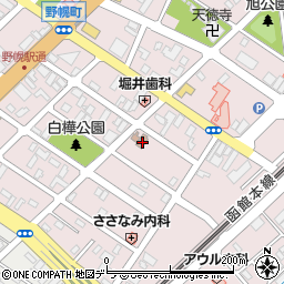 北海道江別市野幌町60-9周辺の地図