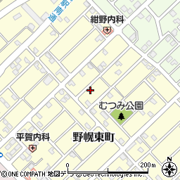 北海道江別市野幌東町22-9周辺の地図