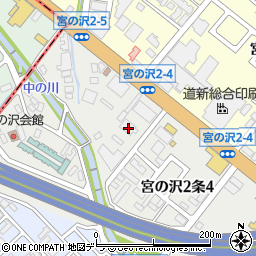 天照教札幌福神支部周辺の地図