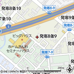 株式会社札幌総輪　東店周辺の地図