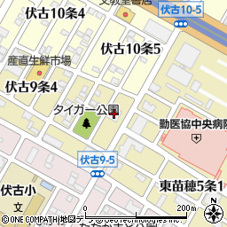 中愛札幌営業所周辺の地図