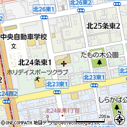札幌科学技術専門学校　北校舎周辺の地図