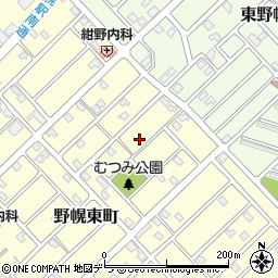 北海道江別市野幌東町37-8周辺の地図