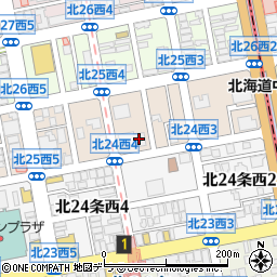 札幌市立保育園　北区保育・子育て支援センター育児相談電話周辺の地図