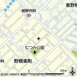 北海道江別市野幌東町37-7周辺の地図