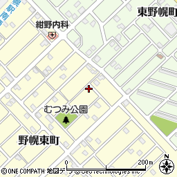 北海道江別市野幌東町38-1周辺の地図