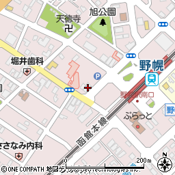 北海道江別市野幌町53-55周辺の地図