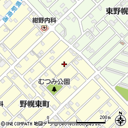 北海道江別市野幌東町37-6周辺の地図