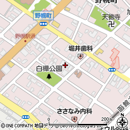 北海道江別市野幌町61-19周辺の地図