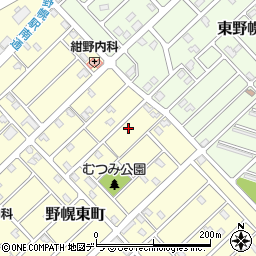 北海道江別市野幌東町37-13周辺の地図