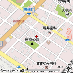 北海道江別市野幌町61周辺の地図