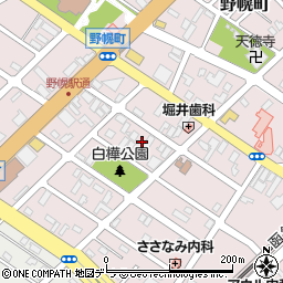 北海道江別市野幌町61-14周辺の地図