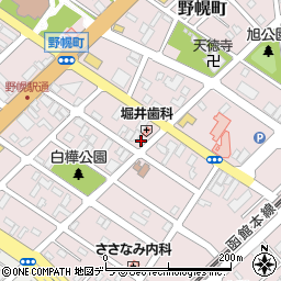 北海道江別市野幌町57-1周辺の地図