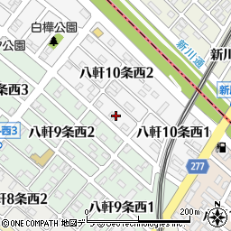 北海道札幌市西区八軒１０条西2丁目1周辺の地図