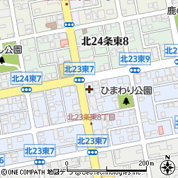 北海道銀行美香保支店周辺の地図