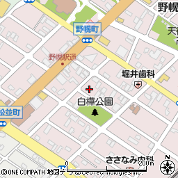 北海道江別市野幌町61-8周辺の地図