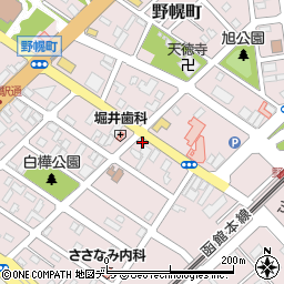 北海道江別市野幌町58-8周辺の地図