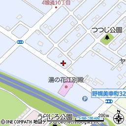 北海道江別市野幌美幸町12-8周辺の地図