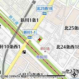 十字街公園周辺の地図